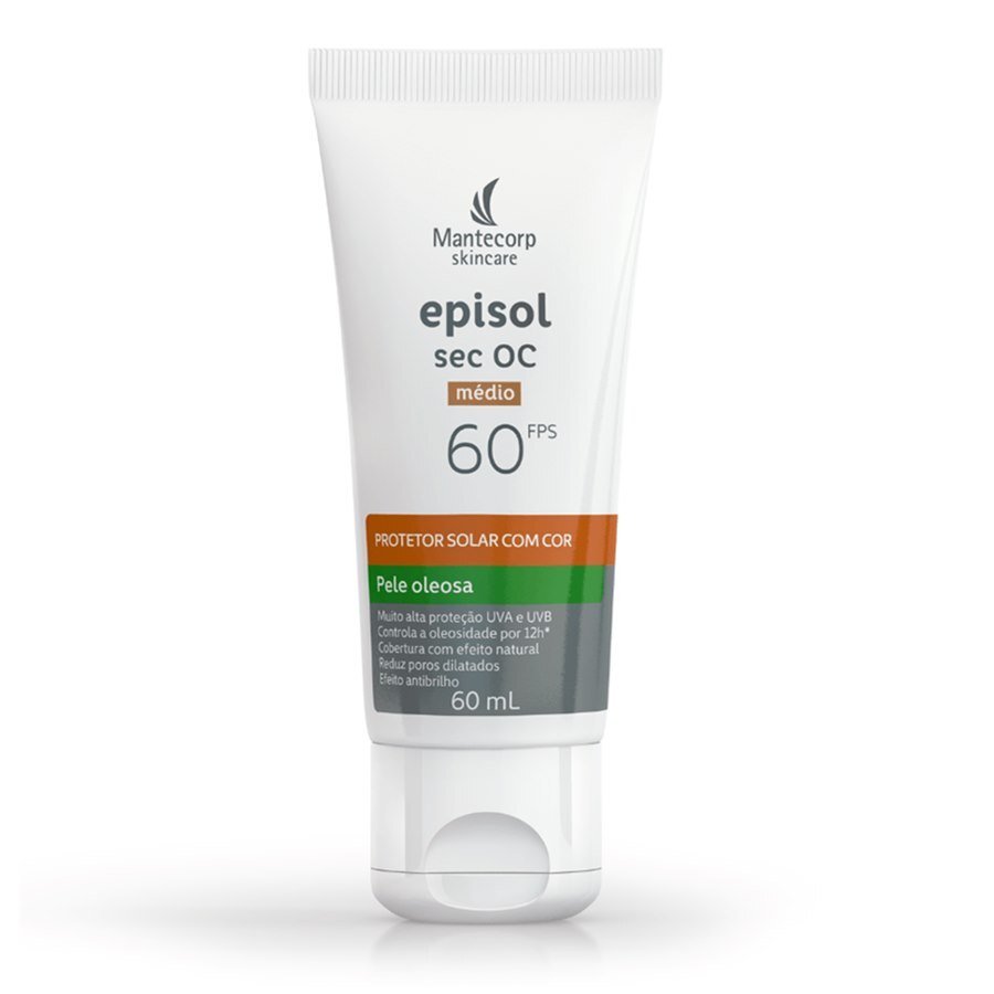Protetor Solar Episol Sec Oc Fps60 Médio 60ml