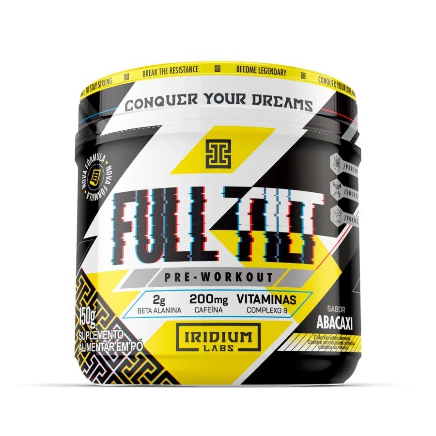 Pré Workout Full Tilt Sabor Abacaxi Iridium Labs 150g
