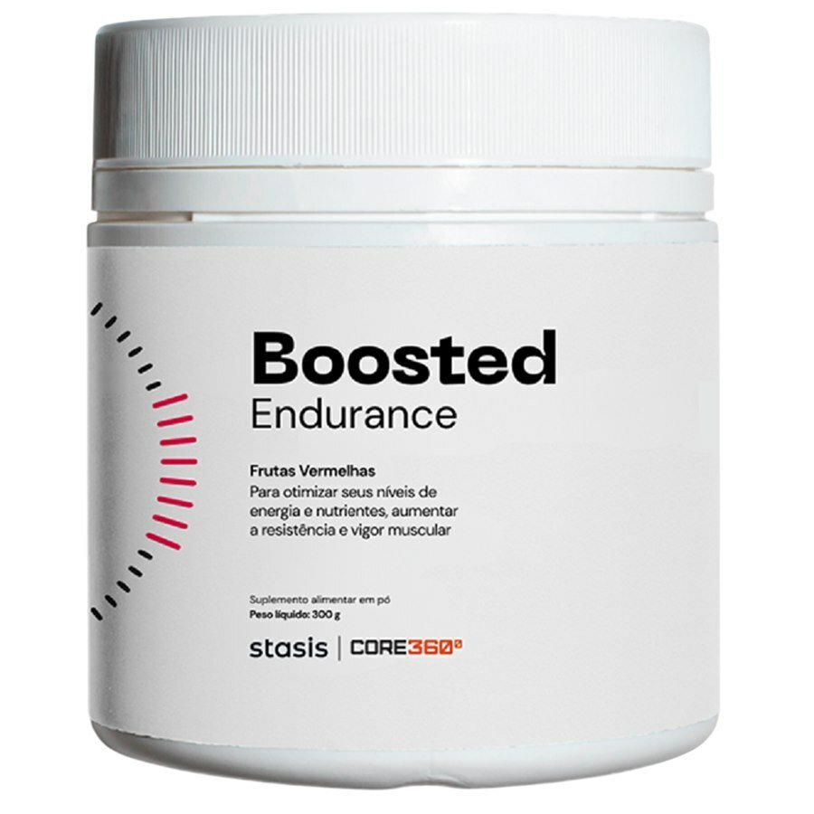 Pré-Treino Boosted Endurance Frutas Vermelhas Stasis 300g