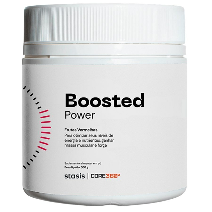 Pré-Treino Boosted Power Frutas Vermelhas Stasis 300g